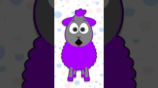 A PURPLE SHEEP lullaby BabyBigMouth shorts baabaablacksheep nurseryrhymes [upl. by Ellerrehc]