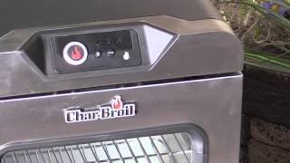 Start a cook on a Digital Electric Smoker with Smartchef Technology from CharBroil [upl. by Olcott]