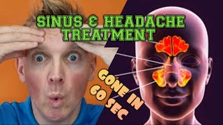 THE fastest SINUS drainage with LYMPH massage [upl. by Stalker]