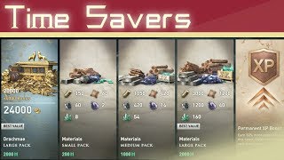 AC Odyssey  Should You Buy Time Savers Drachmae Materials amp Xp Boost Discussion [upl. by Sivrep]