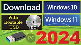 HOW TO DOWNLOAD WINDOWS 1011 ISO 2024  HOW TO MAKE BOOTABLE USB [upl. by Nosreve138]