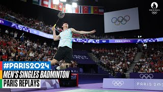 Mens Singles Badminton FULL FINAL🏸  Paris Replays [upl. by Yager611]