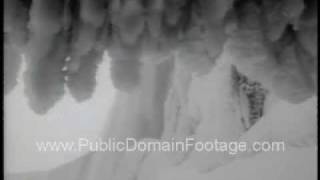 Frozen Niagara Water Falls 1963 Newsreel PublicDomainFootagecom [upl. by Vano]