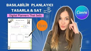 Dijital Planlayıcıları Nasıl Tasarlıyorum Etsy Optimizasyonu Nasıl Yapılır Etsyde Dijital Ürün💲 [upl. by Yob]