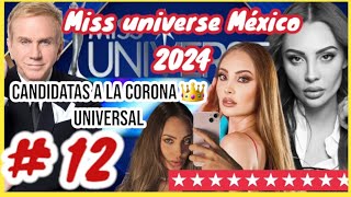 Miss universe México 2024 Candidata  12 Constanza Morris Miss Universe Cdmx 2024 [upl. by Novelia]