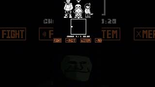 POVUndertale💀 undertale edit sansaus sans megalovania trollfaceedit trollface shorts troll [upl. by Agemo]