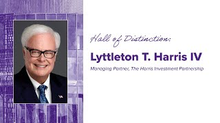 Hall of Distinction 2024 Lyttleton T Harris IV [upl. by Esirec]