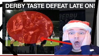 DERBY SUFFER LATE HEARTBREAK Derby vs Peterborough Matchday Vlog [upl. by Oralee37]