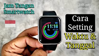 Cara Mudah Setting Jam Tangan Smartwatch  Cara Mengatur Jam Tangan Pintar Y68 D20 [upl. by Virginia]