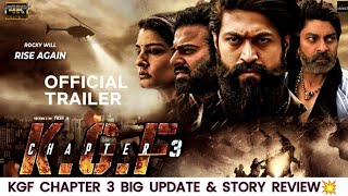 KGF CHAPTER 3 Trailer REVIEW  Rocking Star Yash  Prashanth Neel  Starter Movie Story [upl. by Atnovart359]