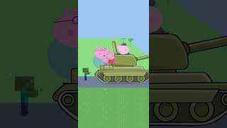 Peppa Pig Plays Minecraft in Real Life 8 peppapig minecraft animation [upl. by Kantos741]