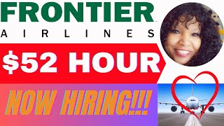 Earn 2080 A WEEK FRONTIER AIRLINES WFH Jobs  ❤️ workfromhome [upl. by Portie153]