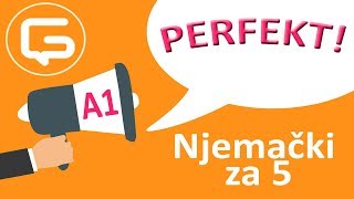 Njemački za 5  Perfekt u njemačkom jeziku epizoda 13 [upl. by Draned]