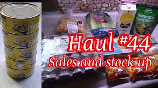 Grocery Haul 44  Sales amp Stock up food foodvideo vlog grocery pantry [upl. by Atekan]