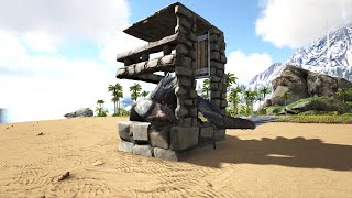 Ark Survival Evolved Quick and Easy Argentavis Trap [upl. by Aiciruam]