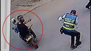 Impresionante video de ataque a bala contra agente de tránsito en Tuluá [upl. by Candide]