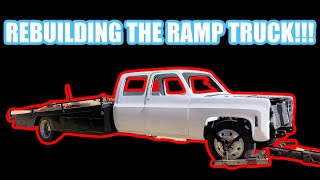 CUMMINS DIESEL SWAPPED CHEVY TRUCK RESTORATION BEGINS NOW [upl. by Howland]