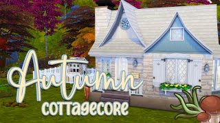 Autumn Cottagecore 2 Building the Cottage🍂Sims 4 Cottage Living during Fall🍂 LIVESTREAM [upl. by Atilahs]