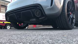 Abarth 595 Competizione 180 Akrapovic exhaust sound [upl. by Sidalg566]