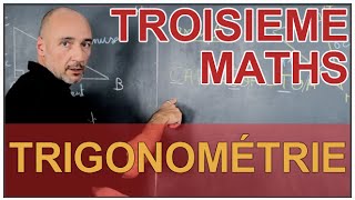 Trigonométrie  Maths 3e  Les Bons Profs [upl. by Lekym]