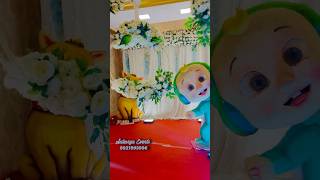 Naming Ceremony Decoration  3D Theme Available For Birthday Party Decoration SukanyaEvents love [upl. by Nomaj]