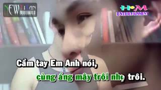 Karaoke Tình anh không đổi thay  Du Thiên Beat  httpnewtitannet  YouTube2 [upl. by Eenaffit]