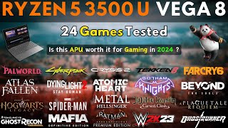 Ryzen 5 3500U Vega 8 Gaming Test  Is Vega 8 really for Gaming in 2024 [upl. by Ahcsas171]