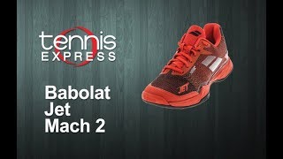 Babolat 2018 Jet Mach 2 Tennis Shoes  Tennis Express [upl. by Yelahs]