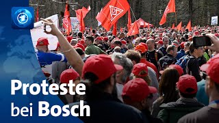 Proteste gegen Stellenabbau bei Bosch [upl. by Cappello]