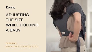 Konny Baby Carrier FLEX  TIP Adjusting the size [upl. by Starla]