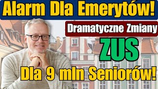 Alarm dla Emerytów Dramatyczne Zmiany w Waloryzacji od ZUS Dla 9 mln Seniorów [upl. by Killion]