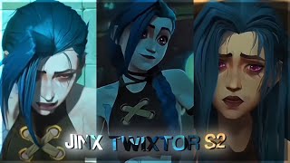 Jinx  Free Twixtor clips  Arcane • saison 2 All scènes [upl. by Atekehs]