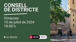 Consell de districte de les Corts [upl. by Flss]