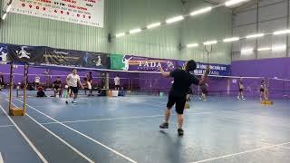 Opswat Badminton Tournament  Tùng Đặng 21 Tùng Phan  set 3 [upl. by Eiten]