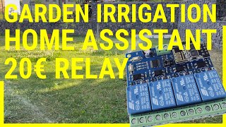 DIY Garden irrigation with LCTECH 4CH RELAY amp home assistant [upl. by Nageam]