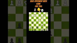 BEAT with ICBM Like This  Chess Trap  Chess chess chesssteps trending shorts viralvideo [upl. by Gauntlett]