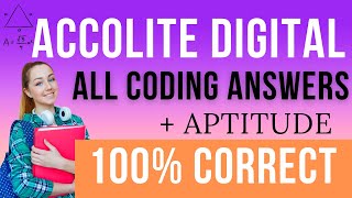 ACCOLITE CODING SOLUTIONS  ACCOLITE DIGITAL APTITUDE ANSWERS  INCREASING SUBARRAY  WEIRD ARRAY [upl. by Ayekahs]