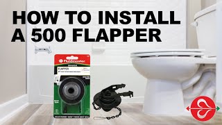 Fix Running Toilets of 35 gpf made before 1994 with Fluidmasters 500 Universal Toilet Flapper [upl. by Fax]