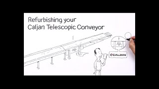 Caljan  Refurbish and extend the lifetime of your Telescopic Conveyor [upl. by Niddala]