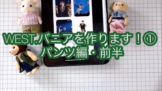 【ハンドメイド】WESTバニアを作ります！① パンツ編・前半 [upl. by Bondon]