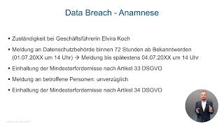 Data Breach  DSGVO 917 [upl. by Ettennej]