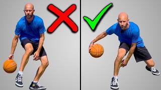 How To Dribble Between The Legs For Beginners  Basketball Basics [upl. by Aneehsram]