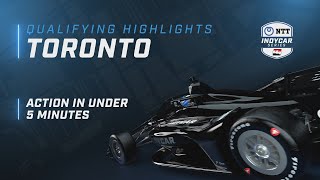 Qualifying Highlights  2023 Honda Indy Toronto  INDYCAR [upl. by Enneirb]