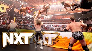 Wes Lee Mustafa Ali amp Tyler Bate vs Schism  SixMan Tag Match WWE NXT highlights June 13 2023 [upl. by Namharludba191]