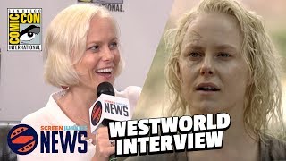 Westworld Star Teases Season 2 At SJ News Studio [upl. by Marcella315]