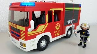 Playmobil Löschfahrzeug 5363 Feuerwehr auspacken seratus1 unboxing [upl. by Spada]