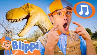 Dinosaurs with Blippi 😱  Blippi 🔍  Kids Learning Videos  Exploring and Learning [upl. by Abagail422]