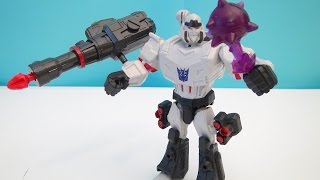 TRANSFORMERS MEGATRON HERO MASHERS ACTION FIGURE VIDEO TOY REVIEW [upl. by Donna303]