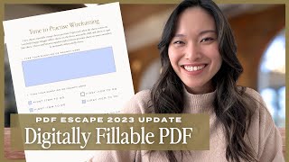 How to Create a Fillable PDF Document for Free PDF Escape 2023 Update [upl. by Crofton]