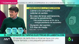 La tarifa eléctrica más económica de España PVPC 20DHA La Sexta [upl. by Ferriter]